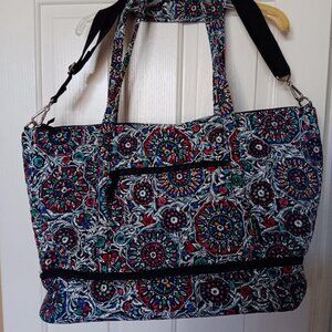 X-Large Miramar Weekender by Vera Bradley in vibrant floral pattern